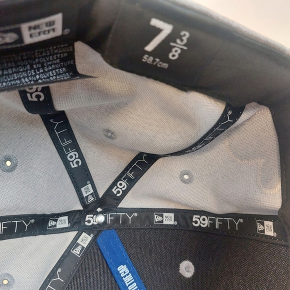 59Fifty Size 7 3/8 New Era Philadelphia 76ers Fitted Hat Cap Draft Series Gray - Picture 6 of 6